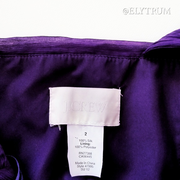 J. Crew Lucienne one strap silk dress - Picture 5 of 5